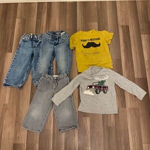 GAP Kids Blue and Gray Jeans Collection
